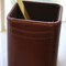 Dacasso Mocha Leather Pencil Cup AG-3010 - alternate 5
